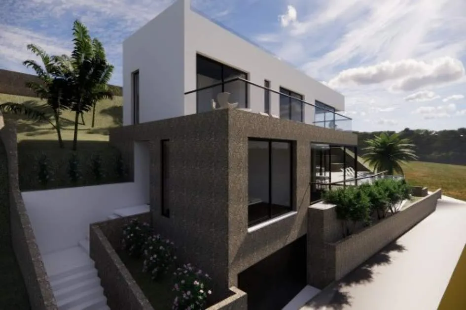 Exclusive, newly-built villa with breathtaking views over the sea and the town of Palma