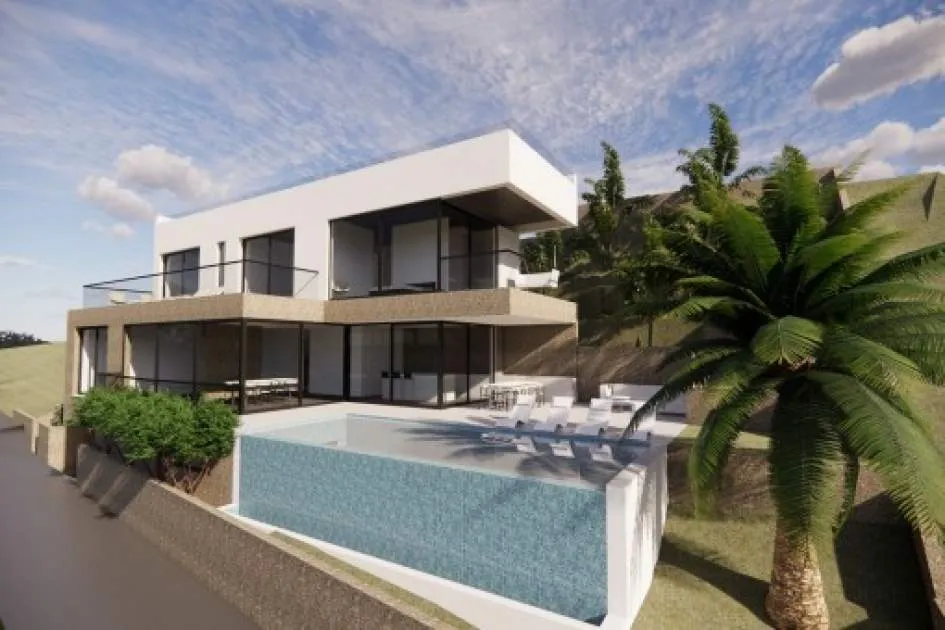 Exclusive, newly-built villa with breathtaking views over the sea and the town of Palma