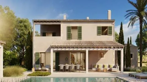 Fantastic, newly-built finca with sensational sweeping views in a dream location between Santanyi and Ses Salines Fantastic, newly-built finca with sensational sweeping views in a dream location between Santanyi and Ses Salines