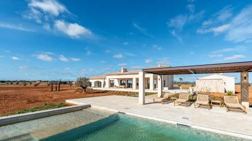 Unique building project with 6 unique new build fincas in an exclusive 56.5 hectare urbanisation near Sa Rápita