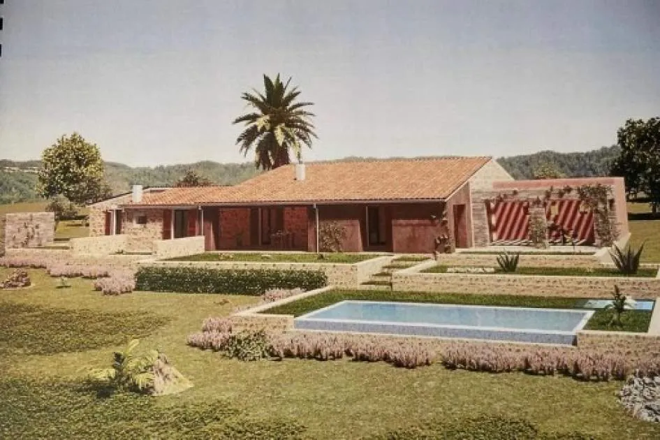 Spectacular project for a detached house with pool on a large plot perfectly-located in Sant Llorenc
