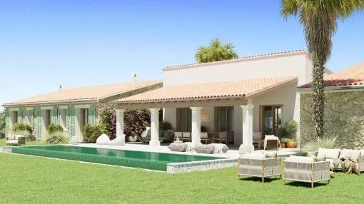 Quietly-situated, newly-built finca with sweeping views in Petra Quietly-situated, newly-built finca with sweeping views in Petra
