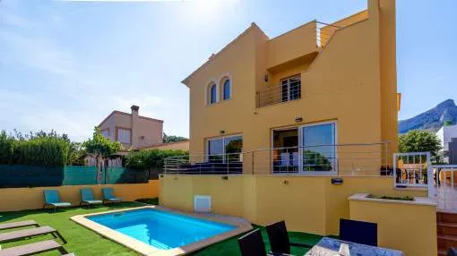 Spacious villa with pool, touristic rental license and sea views in Colonia de Santa Pere