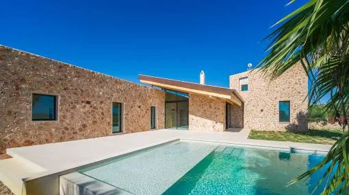 Mediterranean new construction inca with indoor pool in Muro