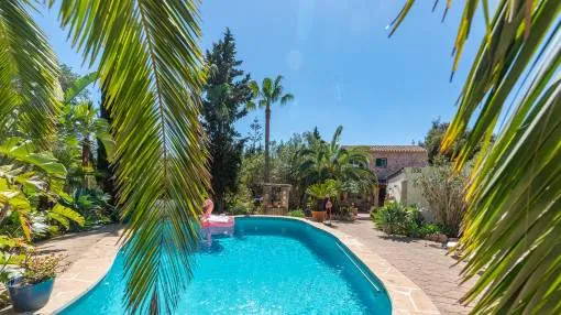 Charming finca with lovely outside area near to Porto Colom