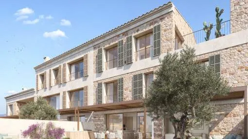 Unique new townhouse in Santanyí - symbiosis of Mallorcan design and modern technology