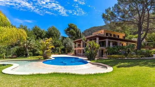 Tremendous finca property near Puerto Andratx with views of the harbour and absolute privacy Tremendous finca property near Puerto Andratx with views of the harbour and absolute privacy