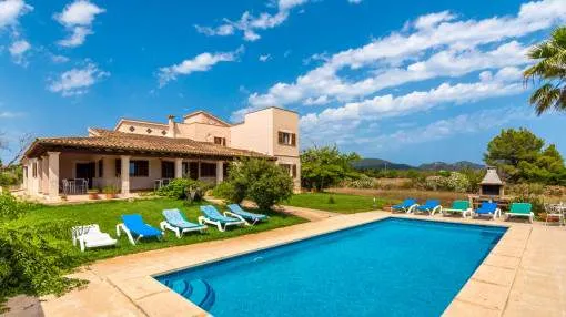 Wonderful family-finca with pool close to the beach in Son Servera