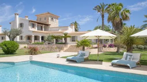 Exclusive country estate with pool and beautiful garden in idyllic location near Cas Concos
