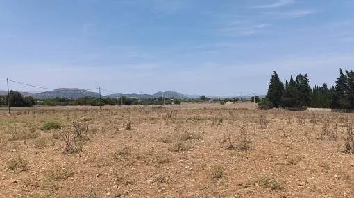 Constructable building plot with wonderful sweeping views and water source on the plain of Muro Constructable building plot with wonderful sweeping views and water source on the plain of Muro