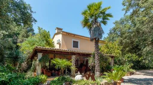 Large country house with private woodland and absolute privacy in Pollensa