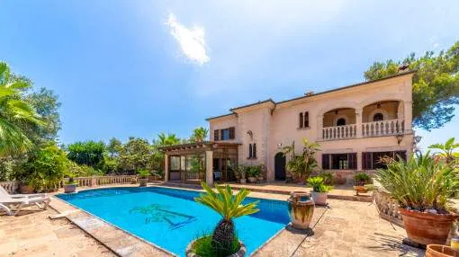 Charming, idyllic family-villa in Ses Palmeres