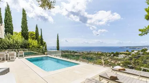 Modern, luxurious villa with breathtaking sea views in Costa d'en Blanes