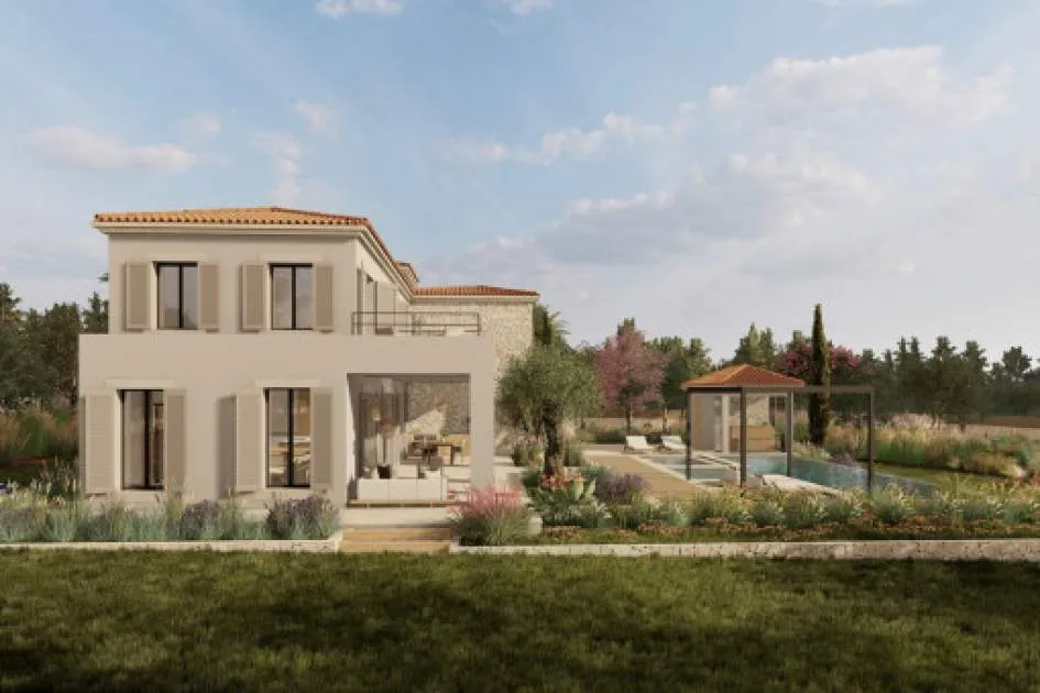 Luxurious, newly-built finca with spa zone and magnificent sweeping views between Ses Salines and Es Llombards