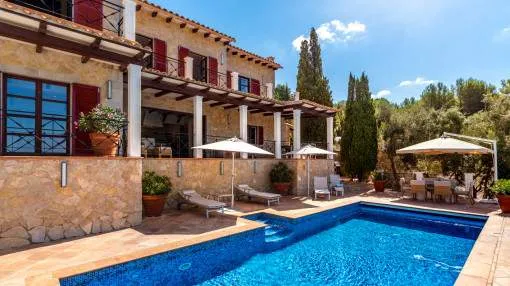 Exclusive villa near Calvià / Son Font - elegance, privacy & sea views. Available from 01.03.26