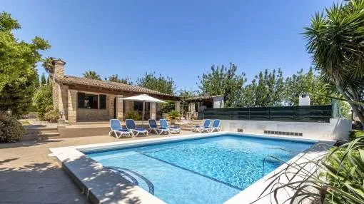 Rustic finca with pool and vacation rental license in quiet location near Golf Pollensa