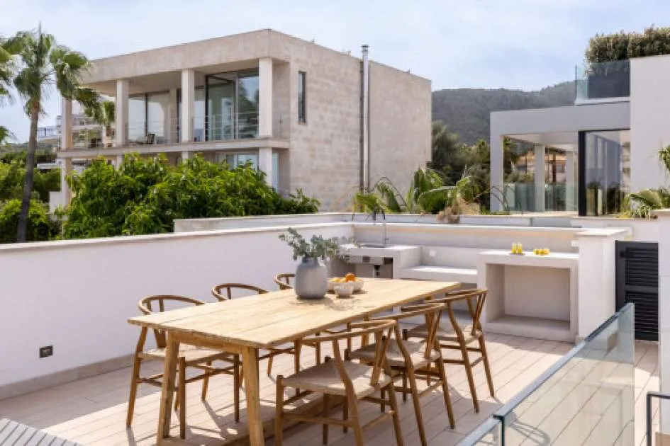 Newly-construction duplex penthouse with private roof terrace, pool and fantastic sea views in San Augustin