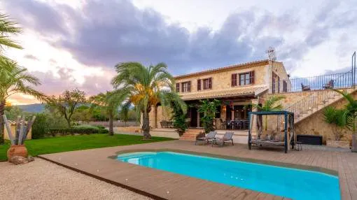Luxurious finca in Selva with touristic rental license and horse paddock in a wonderful and tranquil location Luxurious finca in Selva with touristic rental license and horse paddock in a wonderful and tranquil location