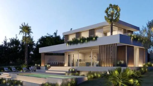 Building plot with approved construction licence in Son Gual