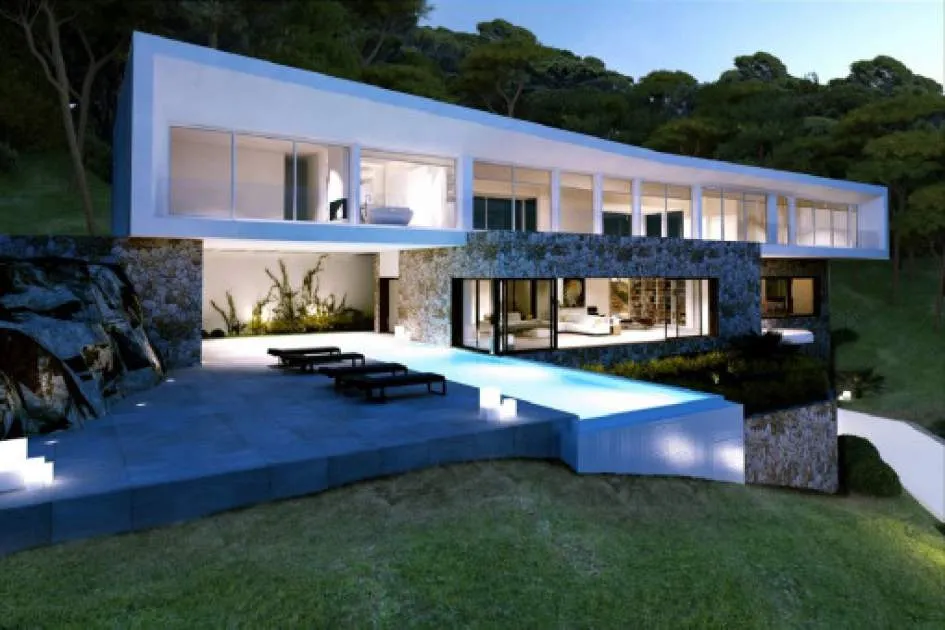 Fantastic new villa project in Portals Vells with wonderful sea views