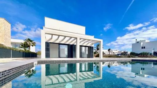 Modern, stylish, newly built villa for first occupancy in Vallgornera Nou, Cala Pi