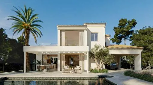 Top renovated villa with holiday rental license in Nova Santa Ponsa