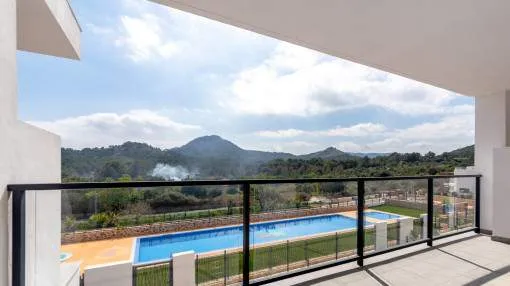 Exquisite apartment for first occupancy with sweeping views in Sa Font de sa Cala