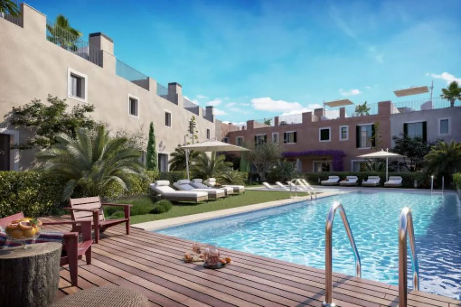 Fantastic newly-built duplex apartment with roof terrace in Ses Salines