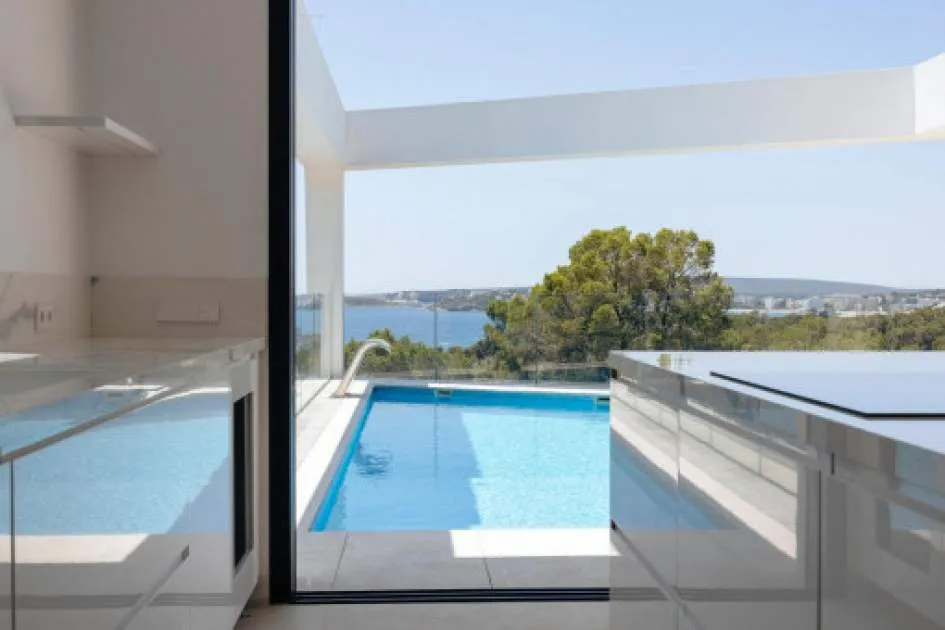 New build villa with fantastic sea views in Costa de en Blanes