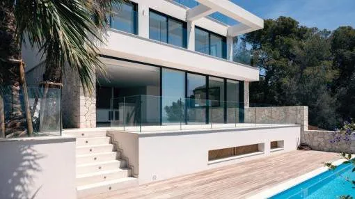 Modern new built villa with panoramic views in Portals Nous