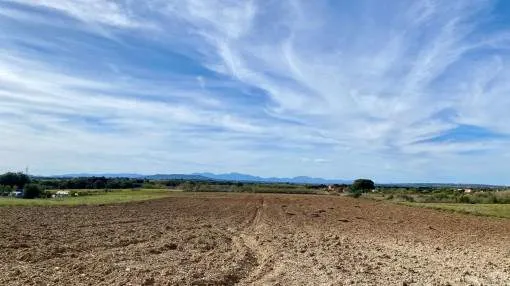 Building plot nestling in the idyllic tranquillity of the Mallorcan landscape of Son Macia