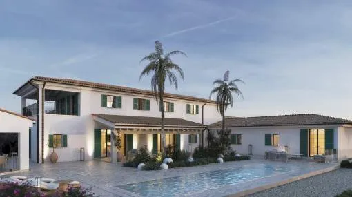 Wonderful plot with basic project and beautiful views in a quiet location near Campos Wonderful plot with basic project and beautiful views in a quiet location near Campos