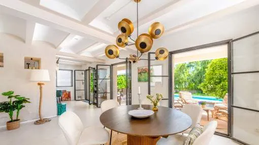 Dream villa with unique style: sea view, lush garden, and refreshing pool in Palma, San Augustin Dream villa with unique style: sea view, lush garden, and refreshing pool in Palma, San Augustin