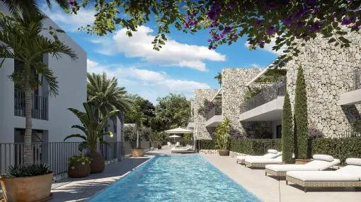 Quality of life by the sea – Exclusive garden apartment in Sant Elm