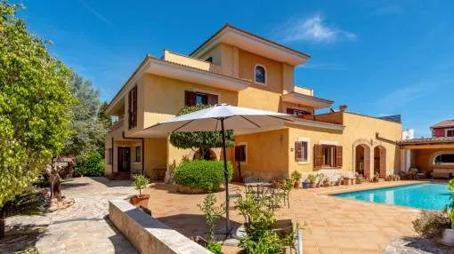 Imposing villa with pool near to the coast in Ses Palmeras Imposing villa with pool near to the coast in Ses Palmeras