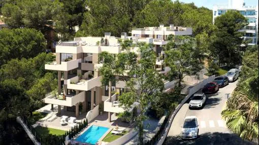 Apartments, penthouses and duplexes with 2 and 3 bedrooms in Canyamel just 150 meters from the beach