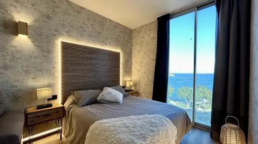 Modern apartment with sea views at Meliá South Beach Hotel, Magaluf