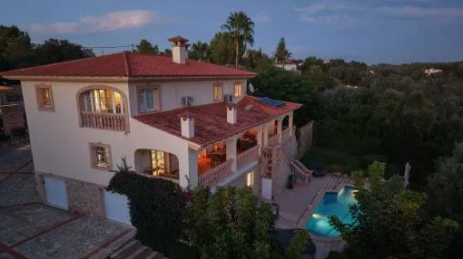Exclusive mediterranean villa in luxury finca style near Palma