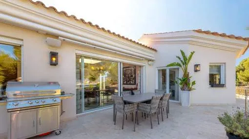 Villa for exceptional quality of life in the green surroundings of Nova Santa Ponsa