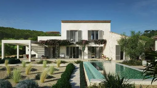 A stunning new-construction finca with a view of San Salvador