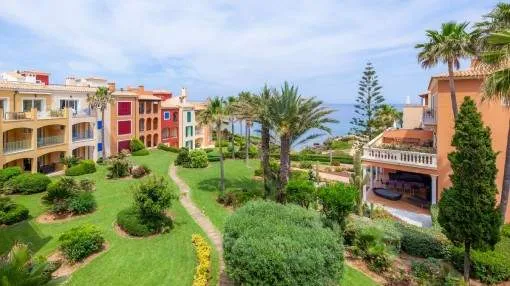 Penthouse in a fantastic residential complex with outside pools, an enchanting garden, and its own sea-view terrace in Betlem Penthouse in a fantastic residential complex with outside pools, an enchanting garden, and its own sea-view terrace in Betlem