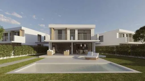 Modern, newly-built villa with pool on the outskirts of Porto Colom