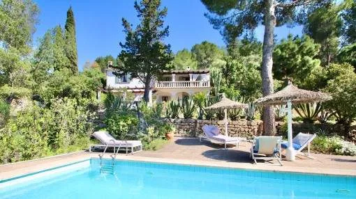 Idyllic, tranquil villa with pool in Port Andratx