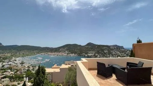 Penthouse with impressive panoramic views in Port Andratx