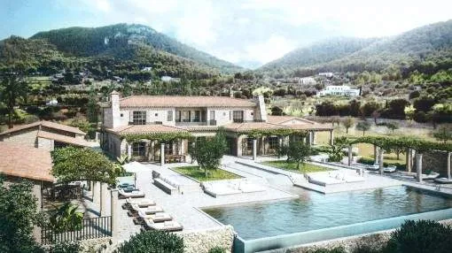 Extensive plot of land with building licence for a dream-finca in Puerto Andratx Extensive plot of land with building licence for a dream-finca in Puerto Andratx