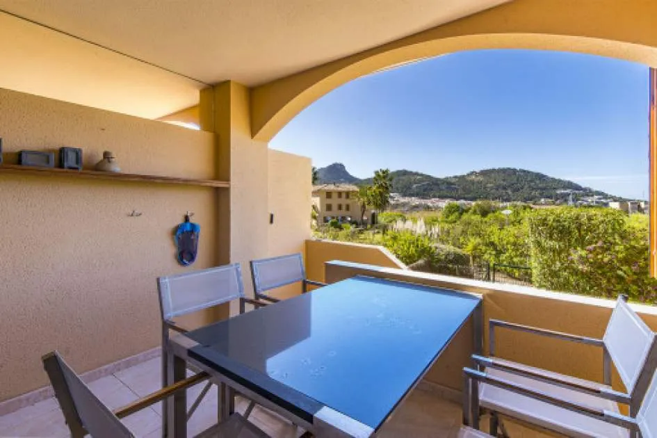 Idyllic apartment with 3 bedrooms in a Mediterranean residential complex in Port d'Andratx