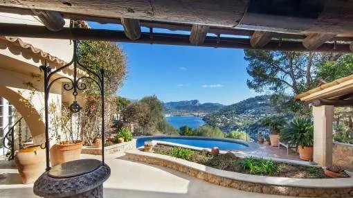 Sea view villa - Mediterranean way-of-life on the exclusive residencial area La Mola in Port Andratx Sea view villa - Mediterranean way-of-life on the exclusive residencial area La Mola in Port Andratx
