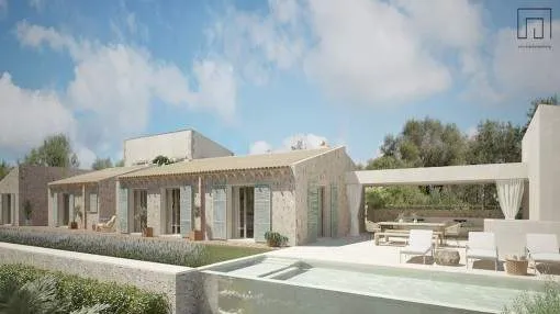 Newly-built finca with views of the sea nestled in the hills of San Lorenzo Newly-built finca with views of the sea nestled in the hills of San Lorenzo