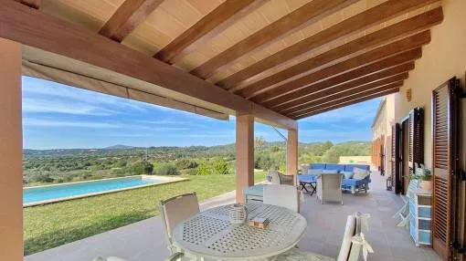Generously-designed finca in a fantastic location with pool and sweeping views in Son Servera