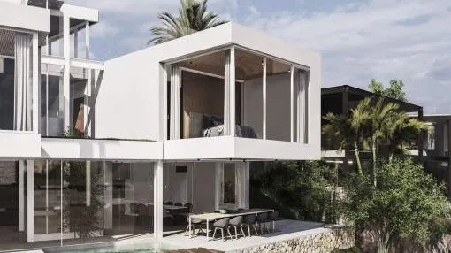 Sensational building plot with building license and project for a villa in Portals Nous Sensational building plot with building license and project for a villa in Portals Nous